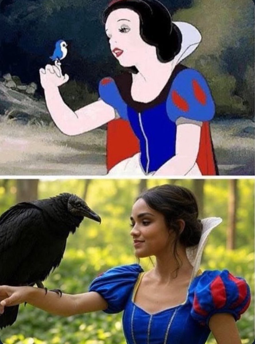 I don’t usually comment on casting or body size but I think we can all agree that vulture(?) is simply TOO BIG to play that tiny bluebird