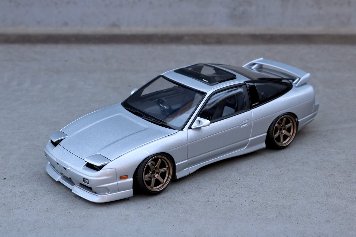 2m180sx #2m180sx延長戦 アオシマ製 180SX後期 期間1ヶ月オーバーして