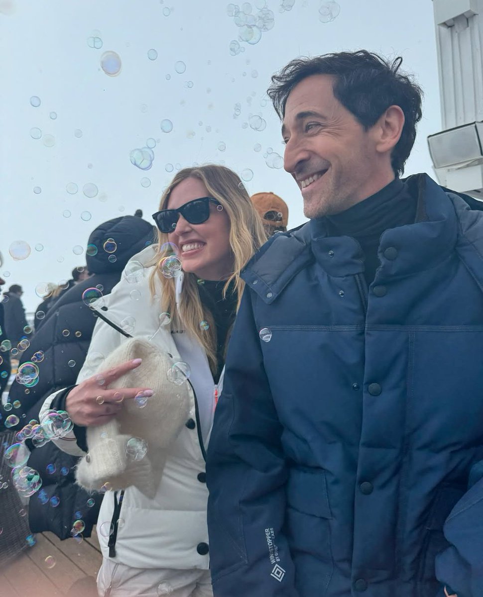 Adrien Brody for Moncler
