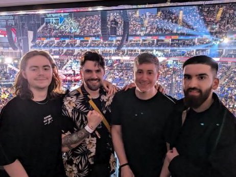 NazUFC's tweet photo. Big thx to EA and Virginmedia O2 for the UFC London invite!!! @nebality @Bayliun_Plays @jasonthehart https://t.co/74NVG5WyMy