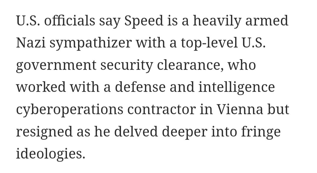 Jessica Aber was a Jan. 6 prosecutor who jailed Hatchet Speed, a Nazi / Proud Boy with a security clearance, after the FBI found his weapons stash.
web.archive.org/web/2022121004…