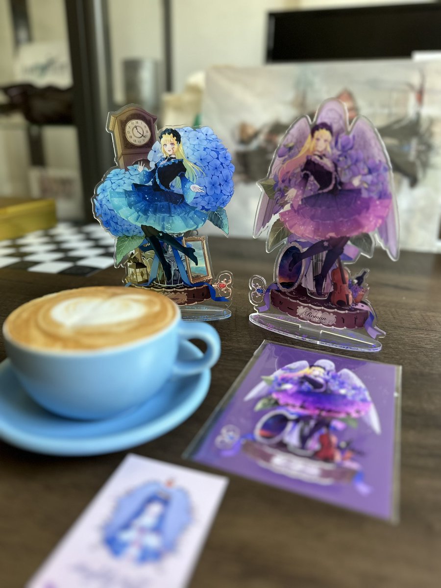 おはようございます✨
3月22日(日)11-18開店いたします🙌

フォロワーさんから熱い情報を頂いたので我慢できず開封の儀をしました🥰
Ichikaさん<a href="/Ichika_0522/">Ichika＊BOOTH通販中</a> の作品です♥️
か、可愛すぎんかﾊｧﾊｧ🤤✨
一緒に眺めてくれるお客様も募集しております🥰
ラテが不思議と🍎にwww

#stardustcafe 
#REVO