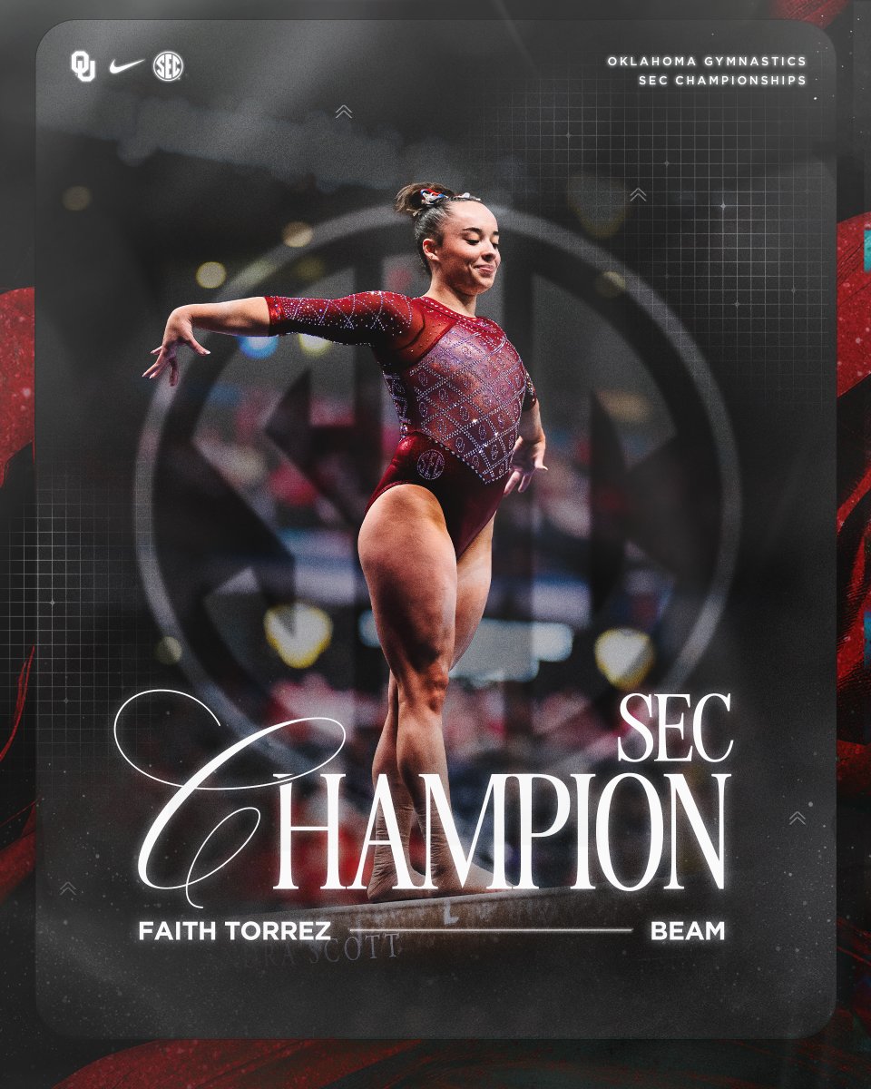 Oklahoma Women's Gym (@ou_wgymnastics) on Twitter photo A two-time SEC individual champion, Faith Torrez! A two-time SEC individual champion, Faith Torrez!