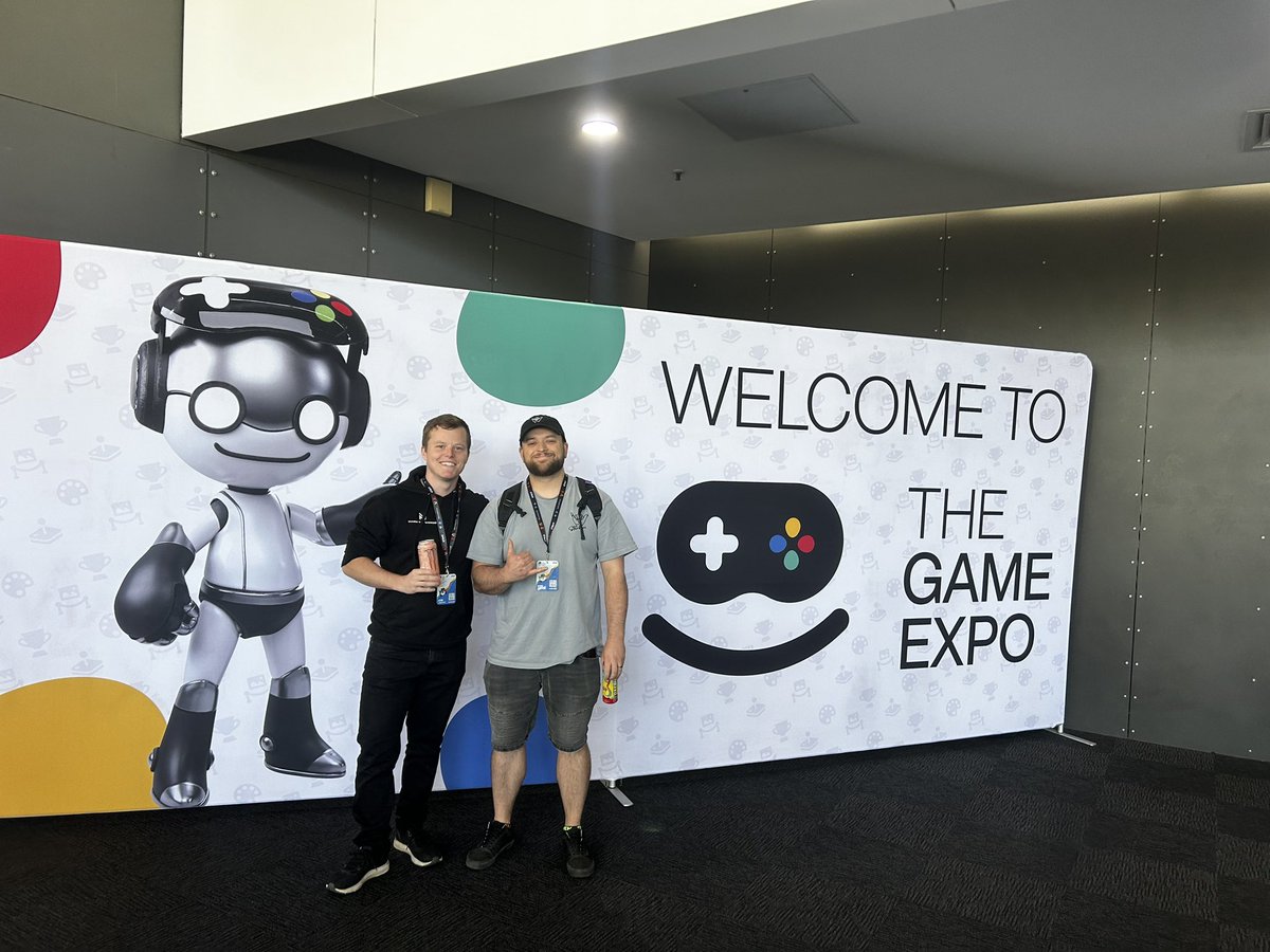 Starkkers's tweet photo. Around all weekend at @TheGameExpo 🤙🫶

Come get free stickers!! 

Also streaming at 4pm raising money for @Barnardos_Aus 🫶🤙
Come hang! https://t.co/r3sWqk3mck