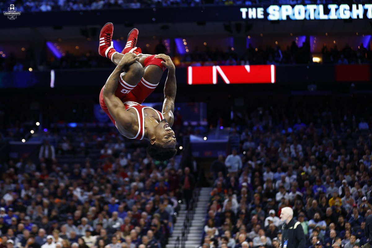 NCAAWrestling's tweet photo. Time to celebrate ⏰ 

#NCAAWrestling x @HuskerWrestling https://t.co/8B38frc72G