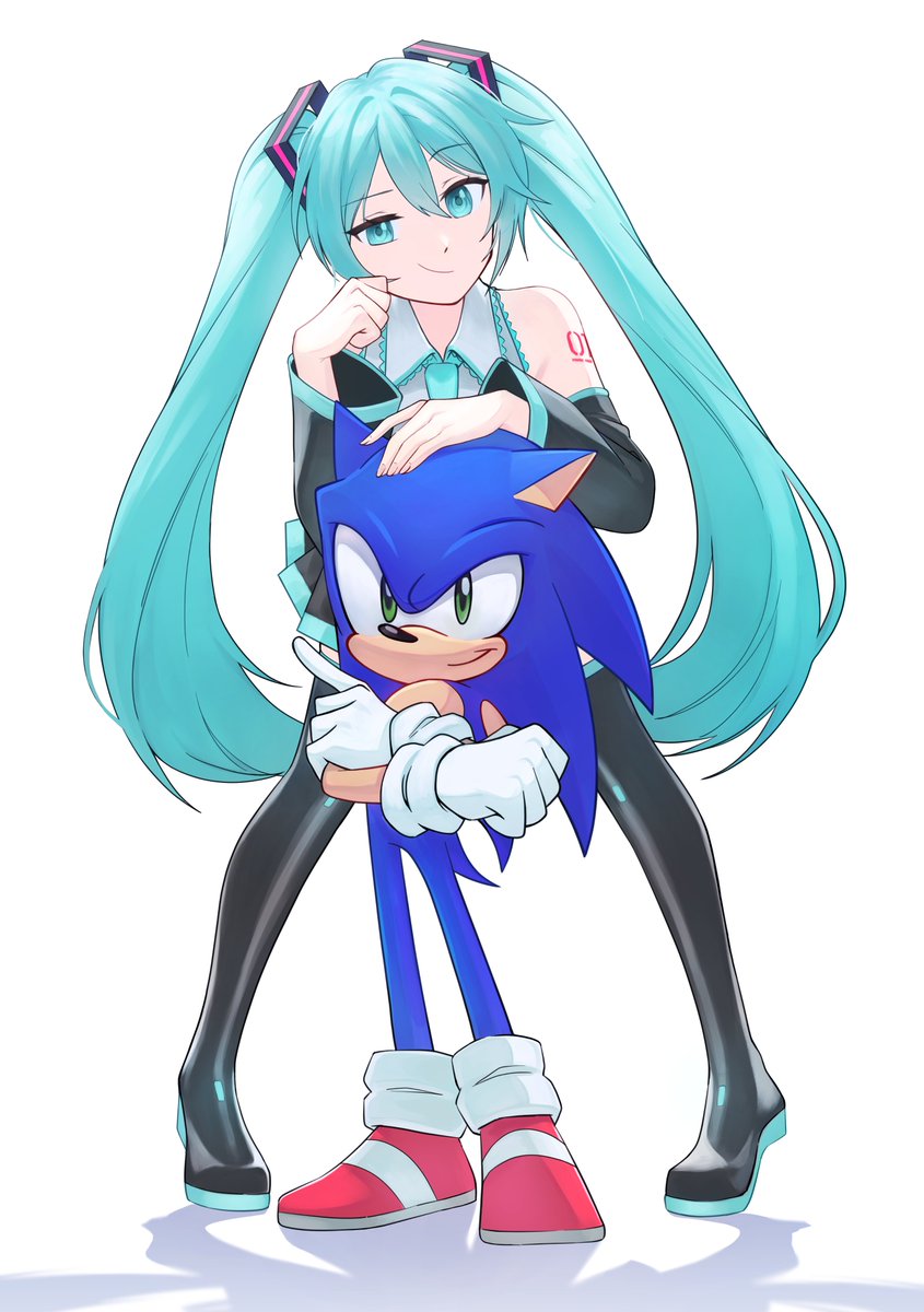 The SEGA siblings!
#初音ミク #HatsuneMiku