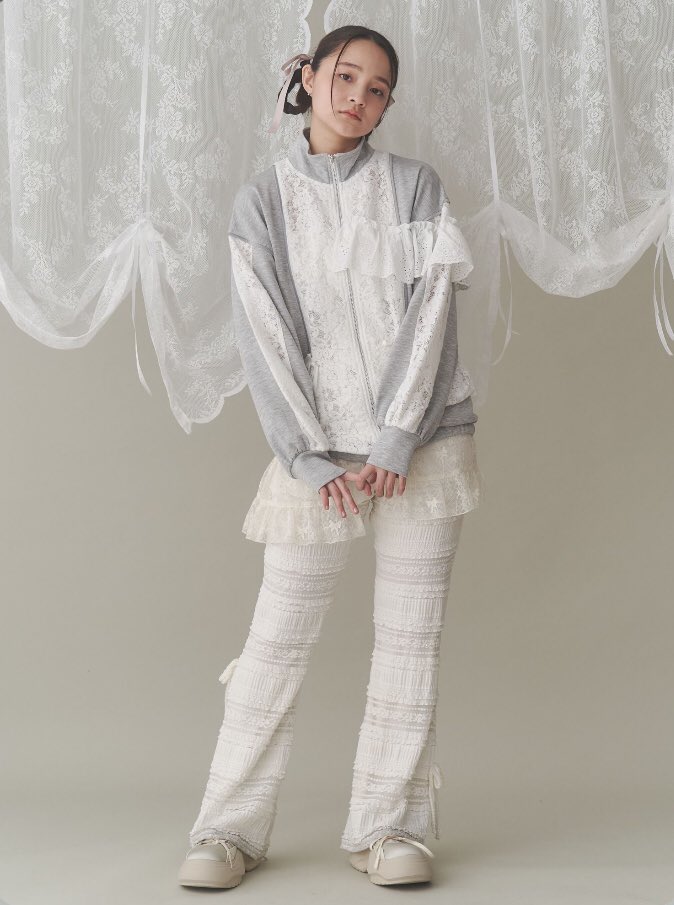 merry jenny レースジャケット オフホワイト メリージェニー merry jenny レースジャケット （オフホワイト） -靴