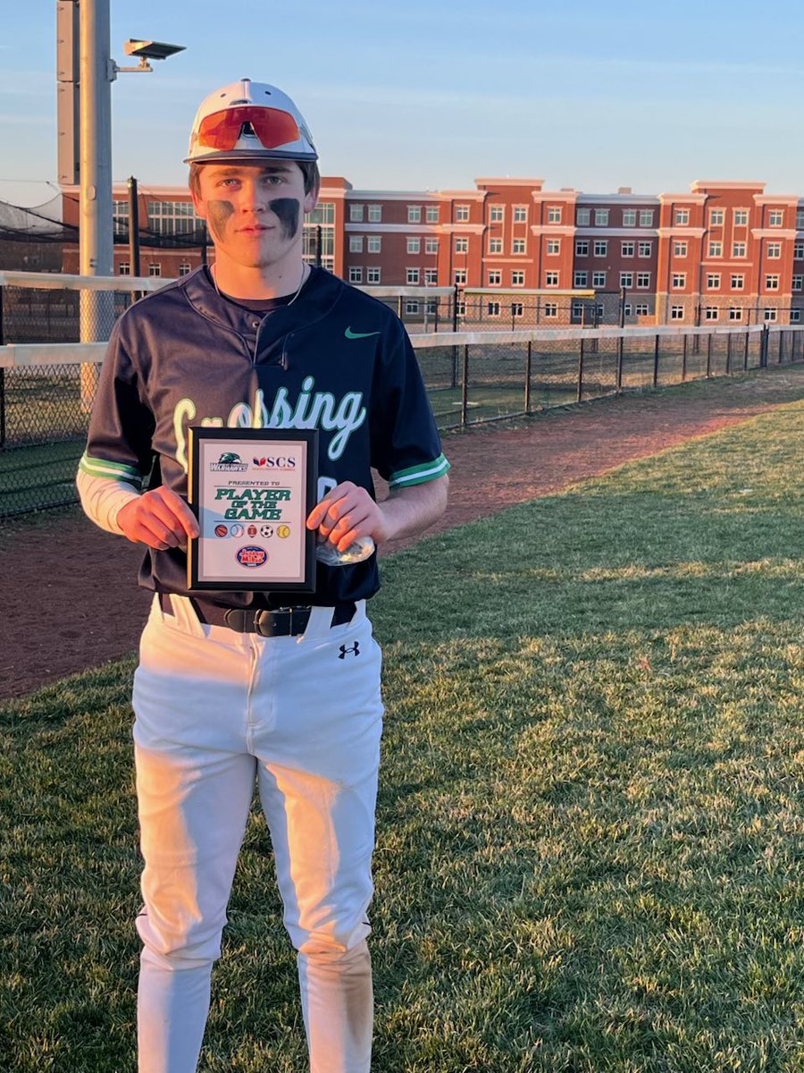 Big shout out to our Jersey Mike’s Player of the Game, Tyler Mullannix.  
Tyler was 2-4, 1R, 3RBI in the Warhawks 9-0 win over Central Hardin.
Awesome work Tyler! 
#WarhawkBaseball