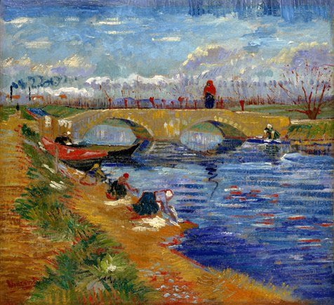 Van Gogh: The Life (@vangoghthelife) on Twitter photo #VanGogh of the Day: Gleize Bridge over the Vigueirat Canal, March 1888. Oil on canvas, 46.8 x 51.3 cm. Pola Museum of Art, Hakone, Japan. <a href="/polamuseumofart/">ポーラ美術館【公式】</a> #VanGogh of the Day: Gleize Bridge over the Vigueirat Canal, March 1888. Oil on canvas, 46.8 x 51.3 cm. Pola Museum of Art, Hakone, Japan. <a href="/polamuseumofart/">ポーラ美術館【公式】</a>