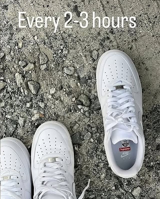 Rapper who wears a new pair of Air force one's every 2-3 hours