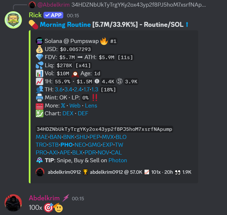 We catch ALL the runners. 

#Routine  just did a x100 ⚡️
(this was alpha btw) 

57k ---&gt; 5.7m ‼️