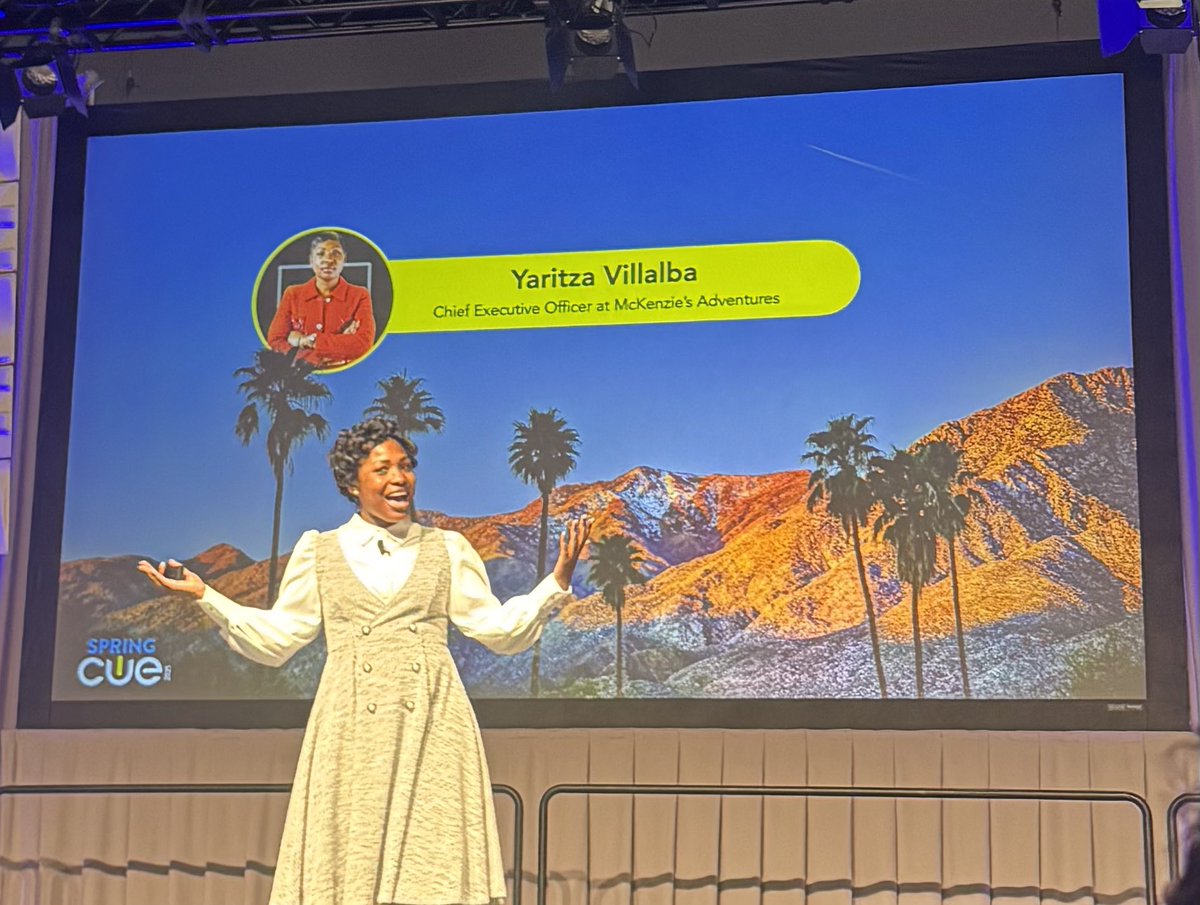 AshleyYazarlou's tweet image. @YaritzaV_ reminded us at the closing #springcue #keynote that creativity, language, &amp;amp; culture are a dynamic interplay that enriches our human experience, promotes understanding, &amp;amp; drives progress in this interconnected world we live in. 🙌🏼 @cueinc @IACUE #CUEmmunity