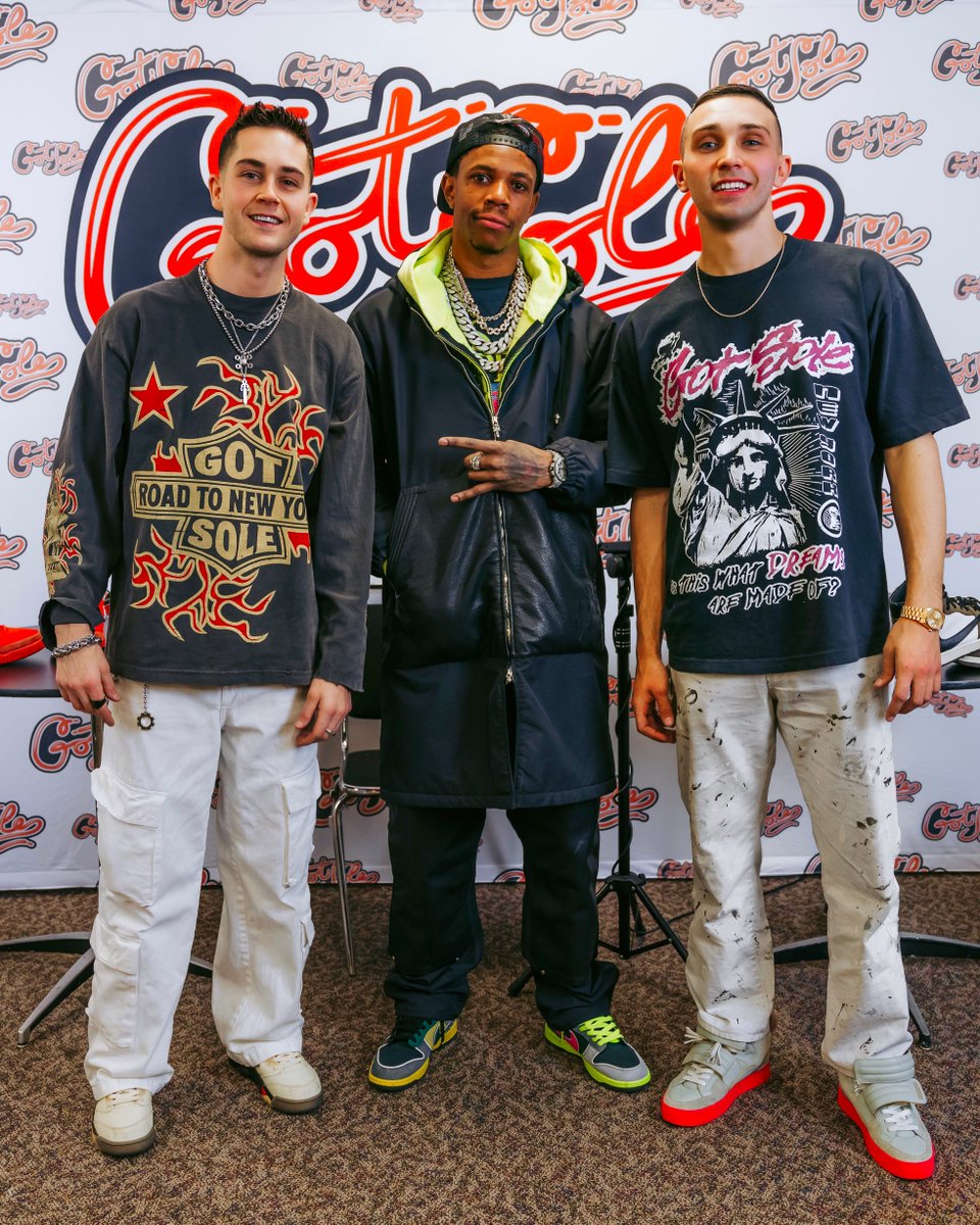 New podcast with A Boogie just dropped!

We talk about him spending $75,000 on sneakers, Kanye West &amp; doing a shoe with Lil Uzi Vert...

Watch &amp; listen here ⬇️
gotsole.com/podcast