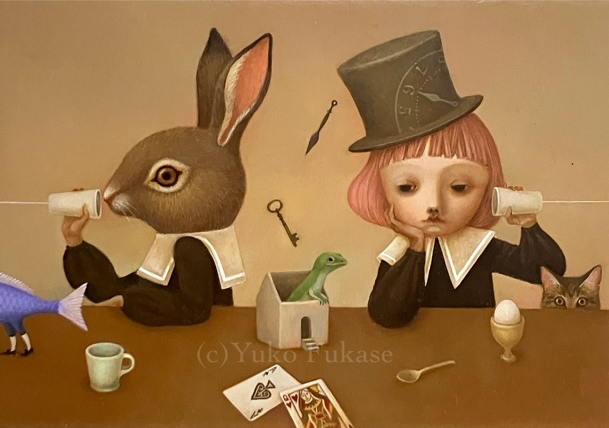 深瀬優子様　絵画作品「のばら」 Mysterious World of Yuko Fukase 【深瀬優子の世界】 | D.I.Y.