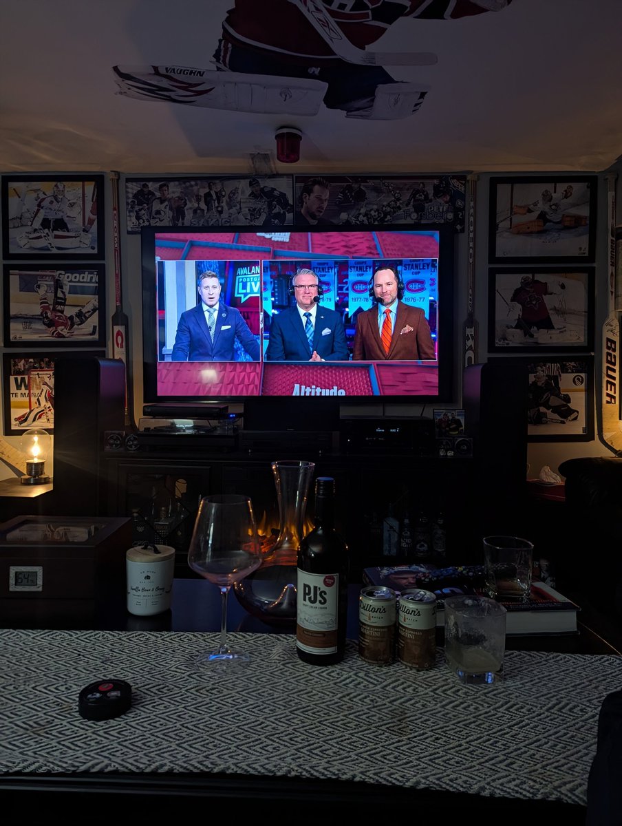 Living in Canada my wife Vic and I are so happy that we can still get to watch our <a href="/Avalanche/">Colorado Avalanche</a> on <a href="/AltitudeTV/">AltitudeTV</a> so we can watch the best team in the NHL on TV with <a href="/kylekeefetv/">Kyle Keefe 🎤</a> <a href="/RycroftMark/">Mark Rycroft</a> <a href="/RadioMoser/">Marc Moser TV</a> <a href="/hoosierjm26/">John-Michael Liles</a>!!!