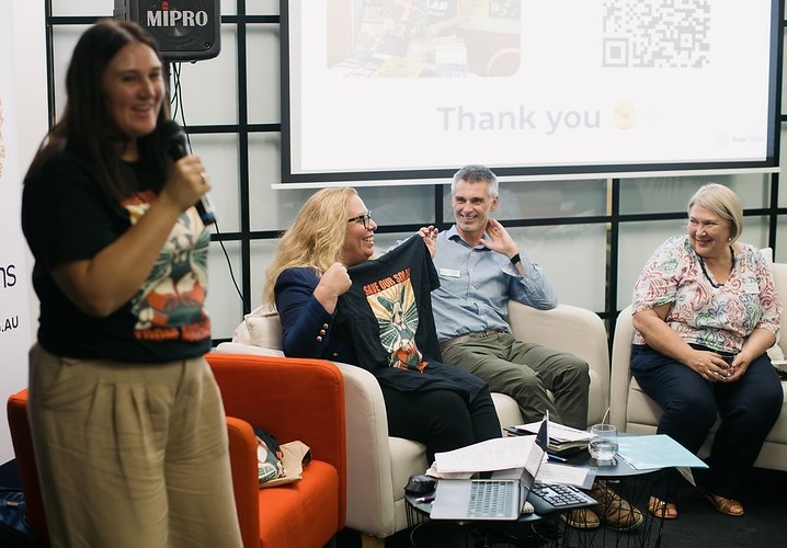 solarcitizens's tweet photo. #Energy At A Crossroads, Melb - thanks @stephaniebashi2 @NexaAdvisory, @TristanEdis Green Energy Markets, @NukeDaveSweeney @AusConservation Nuclear Campaigner (@ican_ausrtralia co-founder), Dr @StaplesJoan, @solarcitizens CEO @HeidiLeeDouglas #saveoursolar Videos available soon. https://t.co/JKDN54Pqps