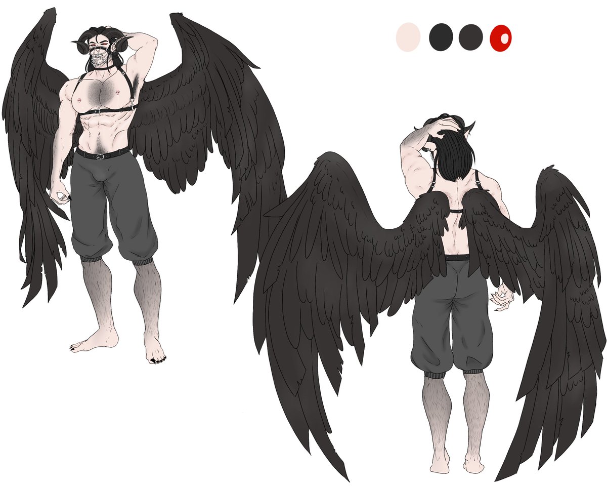 CapiCheri's tweet photo. Commission done for VGen! A powerful winged and horned character brought to life with a full reference sheet
Cheri~✨
#VGenComm #characterdesign #refsheet #wingedcharacter #hornedcharacter #muscularmen #fantasyart #originalcharacter #ocart #commissionart #digitalart #capicheri https://t.co/t83ZveiIum