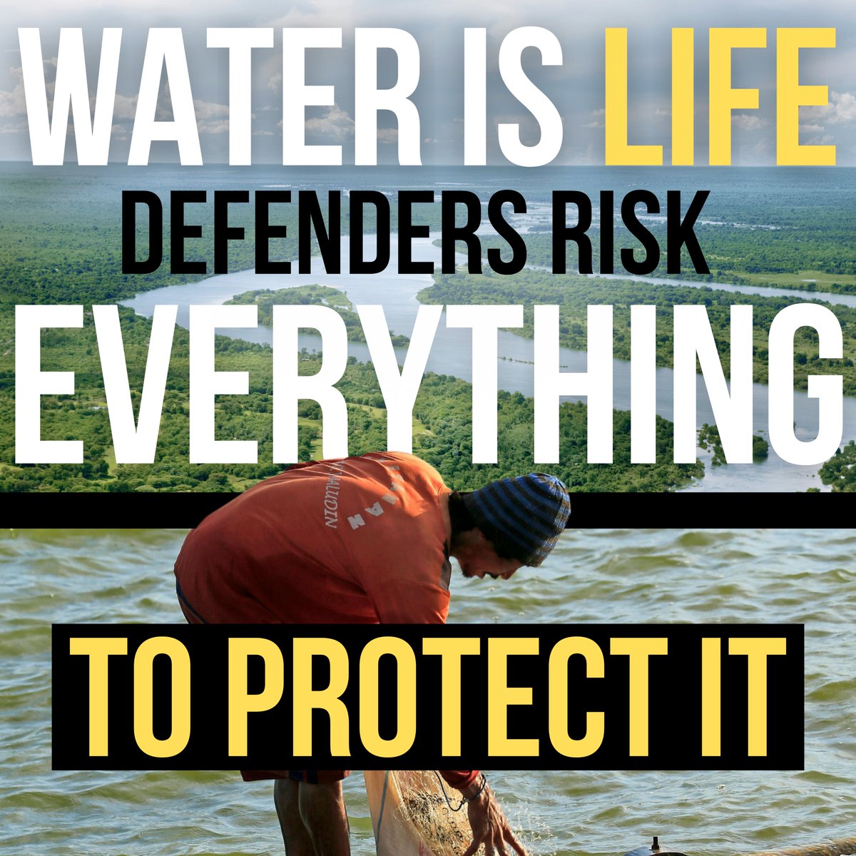 On #WorldWaterDay, we honor the courage of land, Indigenous, and environmental defenders who protect our most precious resource from contamination, exploitation, and climate change. 

Water is life—and they are its guardians. 💧🌍

#WaterIsLife #ProtectTheDefenders