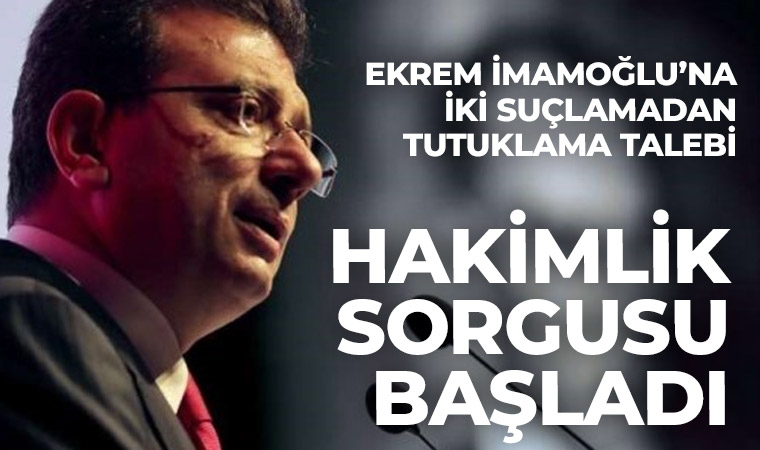 cumhuriyetgzt1's tweet photo. #SONDAKİKA
İki ayrı suçlamadan tutuklanması talep edilmişti!

Ekrem İmamoğlu'nun Hakimlik sorgusu başladı...

Özgür Özel, Mansur Yavaş, Dilek İmamoğlu ve Selim İmamoğlu duruşmayı takip ediyor. 

https://t.co/8zekOVmud2 https://t.co/rKmUf3qpgA