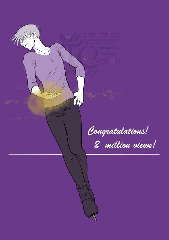 200万回再生おめでとうございます！
前回のお祝い絵の勇利くんとこのヴィクトルは私がOPでそれぞれ好きな箇所なのでタイムスタンプ代わりってことで💕
#YOIの好きなとこをつべのタイムスタンプ付きで1つ挙げる 
#ユーリオンアイス