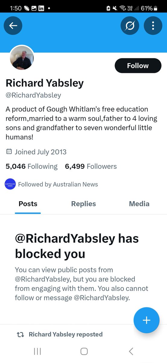 Poor Dick didn't like a lesson about stealth taxes. Adios Dick.