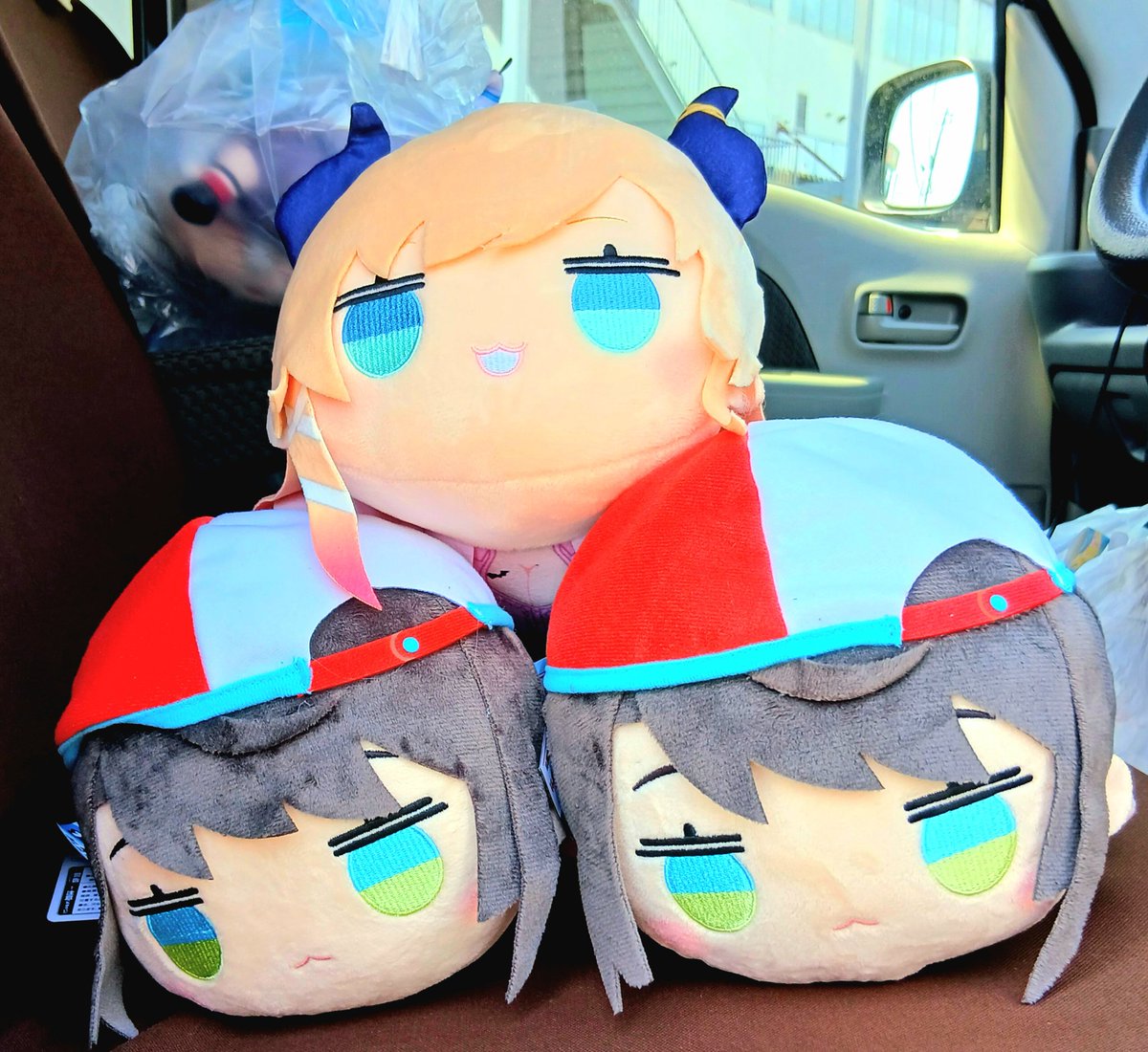 大空スバル ,癒月ちょこ 「スバルちゃんとちょこ先…無事ゲットしましたぁ!!!!!!!!!偶然来てた親友のア」|オクトパスプライム・アヒージョ🚑のイラスト
