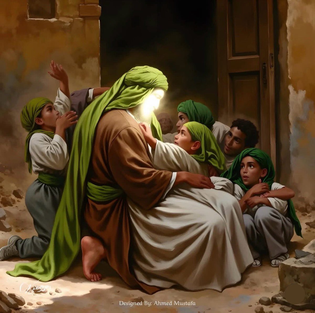 رَحِمَكَ اللَّهُ يا أَبَا الحَسَنِ، لَقَدْ كُنتَ لِليَتَامى أَبًا رَحِيمًا.