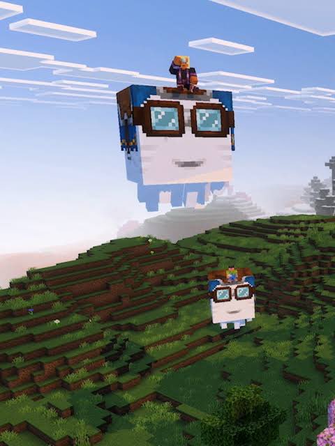 Is it a bird? Is it a plane? No!!! It’s a cloud with a smiley face! 😂

Who is excited about the Happy Ghast?

#minecraft #MinecraftLIVE #happyghast <a href="/minecraft/">Minecraft</a>