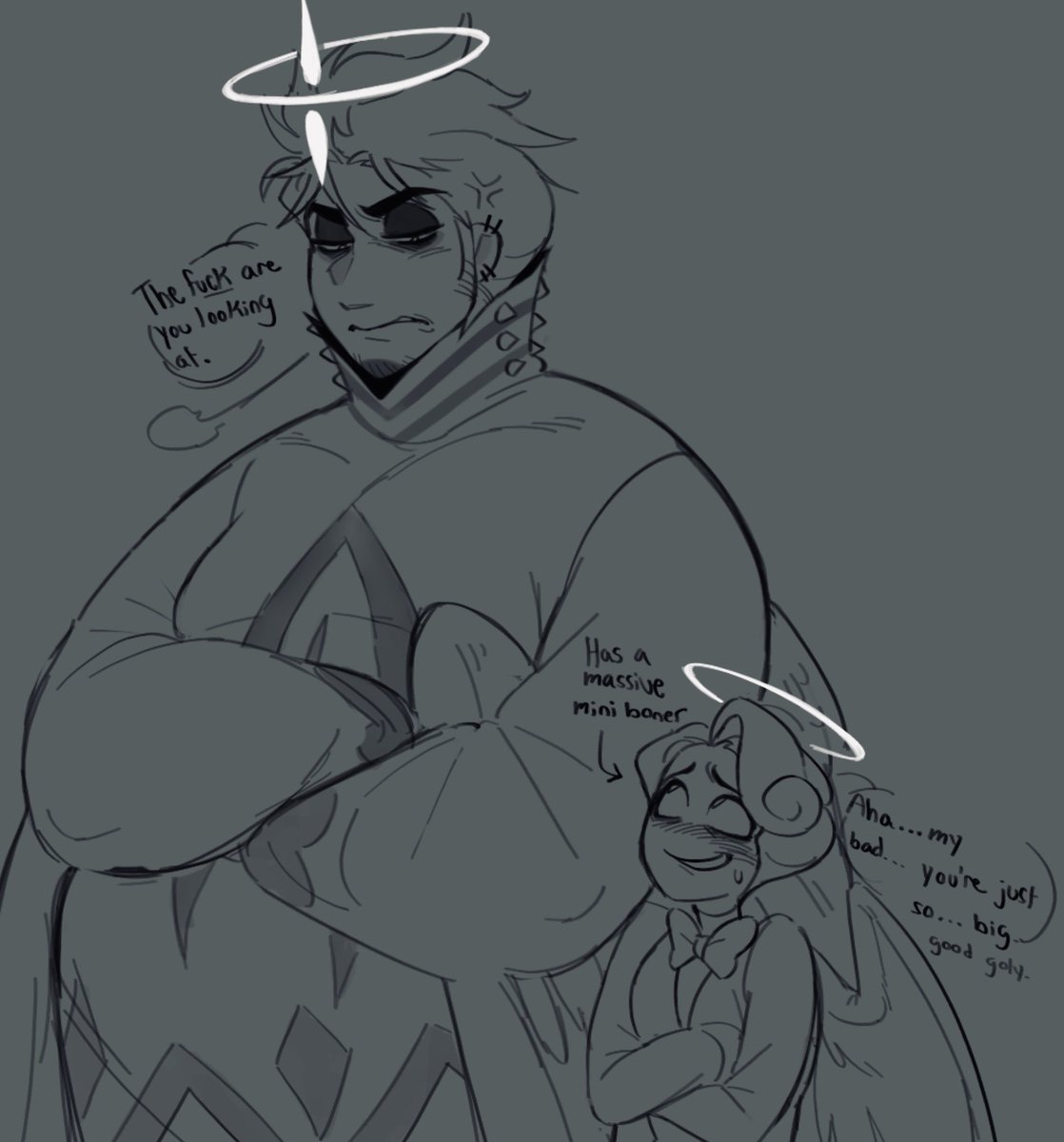 Ava_Hazbinbin's tweet photo. Adam x St. Peter Doodle <3

#guitargates #HazbinHotel https://t.co/W6quGSdHR6