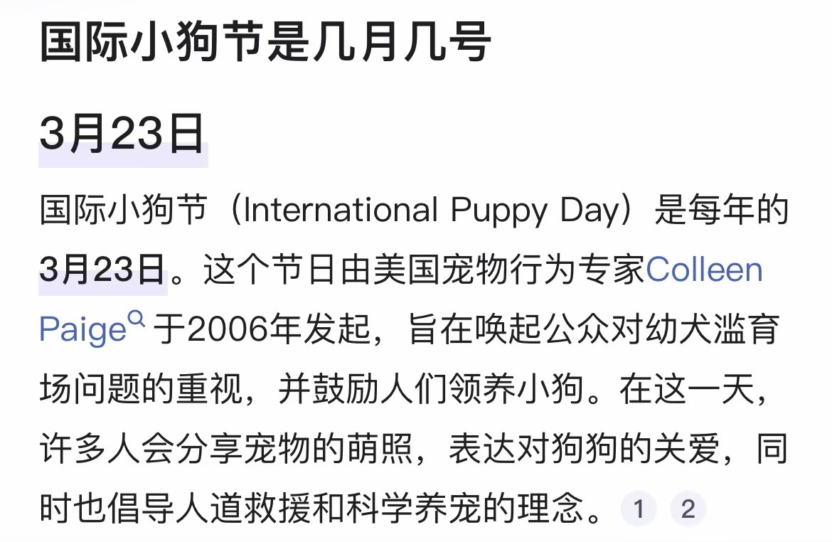 国际小狗节快乐！