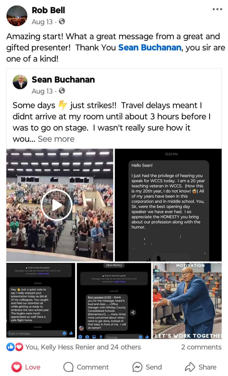 SeanBSolutions's tweet photo. Do you have Professional Development or Conference dates coming up??  Reach out and we'll set up an awesome event for you and your crew!!

 📺 @: https://t.co/ZRrTfmlfD8

💻@: https://t.co/LzvUH3emqG

#iwanttobeaworldchanger #tlcineducation #tlcforyouandme #stayinthefray https://t.co/wEGq46PI7l