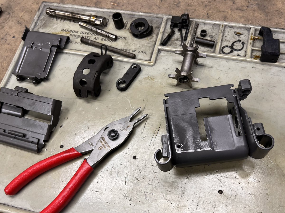 HK21 feed mech overhaul and refinish.