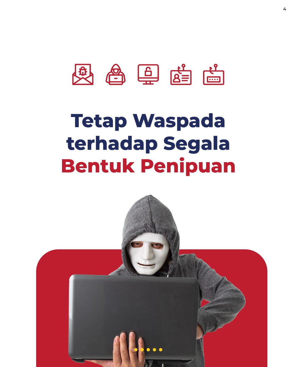 #KawanPajak, waspada penipuan yang mengatasnamakan DJP!  

Baru-baru ini, muncul modus penipuan dengan konten yang menyerupai konten resmi DJP, tetapi berisi tautan palsu. Jangan mudah percaya dan jangan klik sembarang tautan!  

Pastikan selalu berinteraksi melalui saluran resmi
