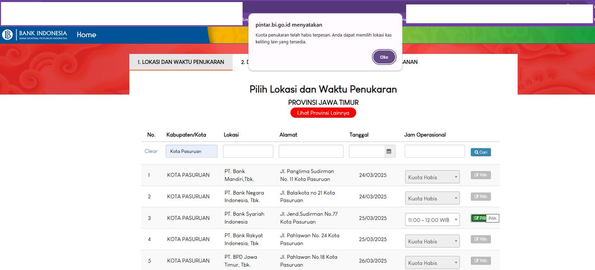syaifulrizal83's tweet photo. ada yang masih buka tapi ketika dipilih sudah habis, tanya min @banksyariah https://t.co/LaTkmGtEXl