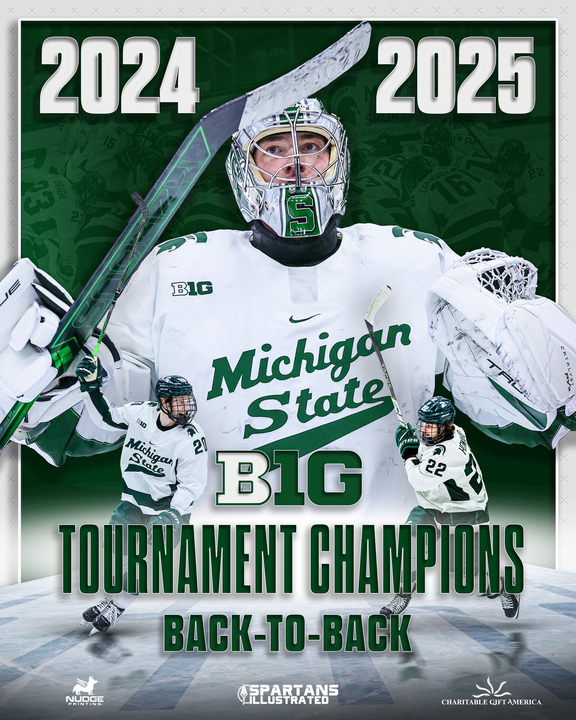 Spartans_Illo's tweet photo. Victory for M-S-U!

Spartans win it in second overtime, becoming the first Big Ten program to win both the regular season and tournament title in the same season twice. https://t.co/eDPrimCB5E