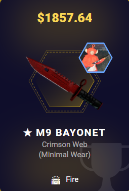 RT for M9 Bayonet Lore 💛

LIKE for M9 Bayonet Crimson Web 🕸️