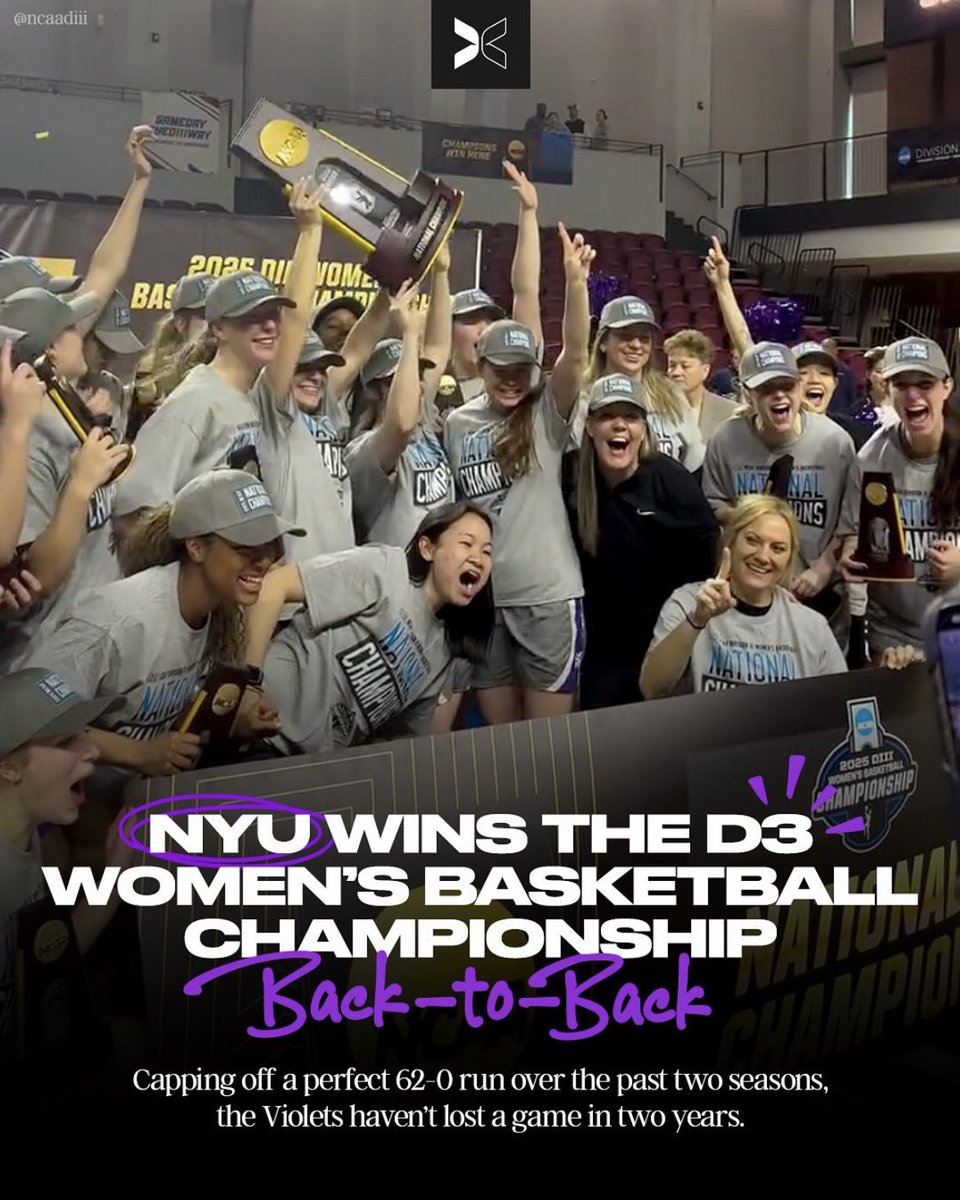 Haven’t lost a game in TWO YEARS 😲 Congrats, <a href="/nyuwomenshoops/">NYU Women's Basketball</a> !