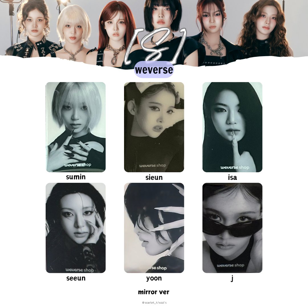 stayc photocard template - member: #sumin #sieun #isa #seeun #yoon