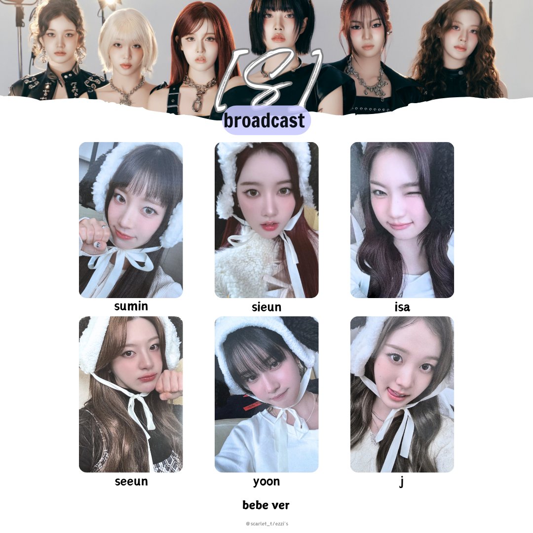 stayc photocard template - member: #sumin #sieun #isa #seeun #yoon