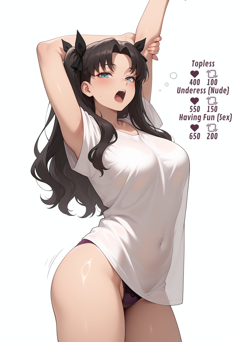 WaifusSupreme's tweet photo. Rin Tohsaka | Lets do this! 🖤 https://t.co/veAsDE28C7