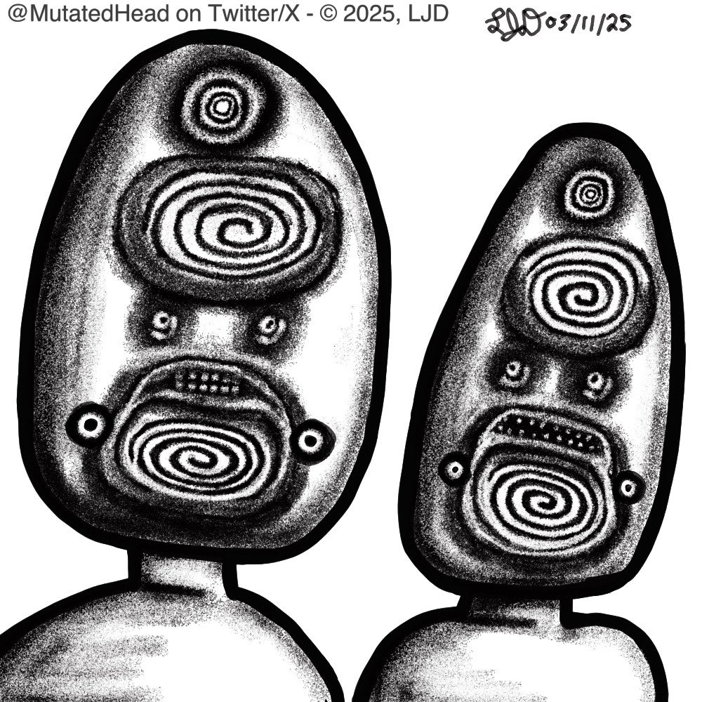 MutatedHead's tweet image. This is another #DrawEveryDay drawing I created recently. I was definitely inspired by my favorite horror manga author, #JunjiIto when I made this. Thanks for checking it out and I hope everyone is having a great day or night 🤪. #artwork #art #drawing