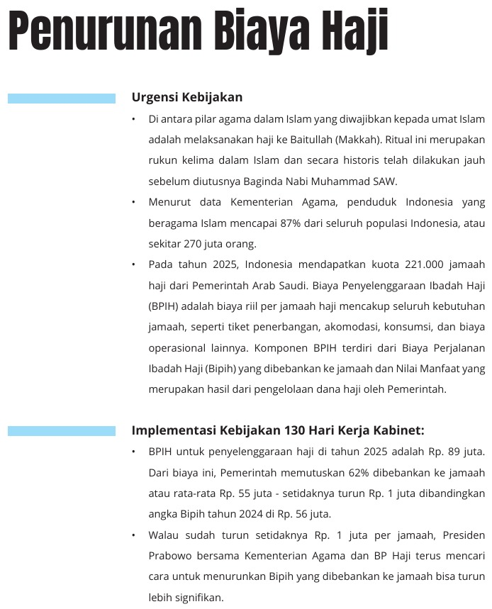 Beberapa hasil dari 130 hari kerja Pemerintahan Presiden Prabowo......
sudah tidak perlu diragukan lagi.....
#SupremasiSipilTetapTerjaga