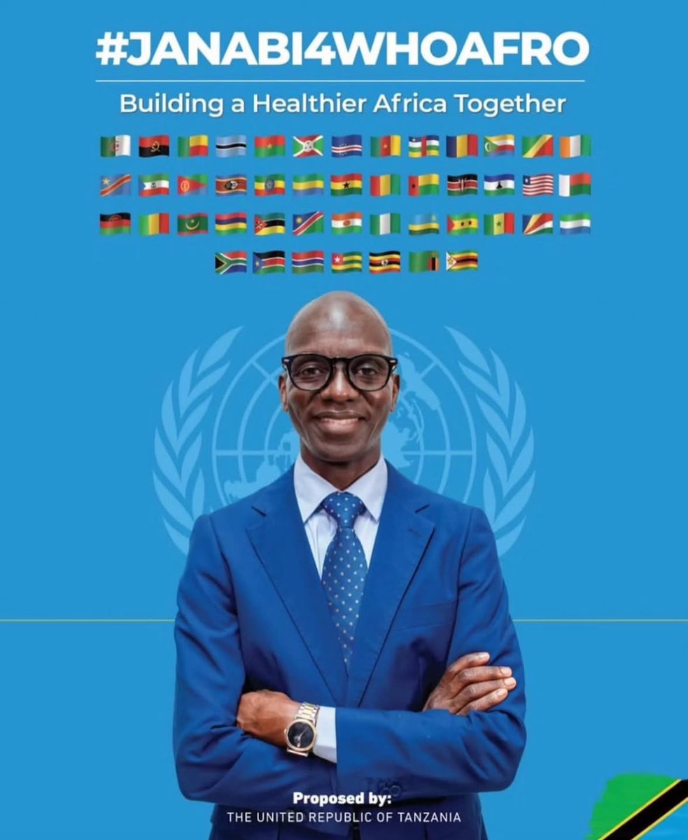 Prof Janabi for the position of Regional Director WHO Africa