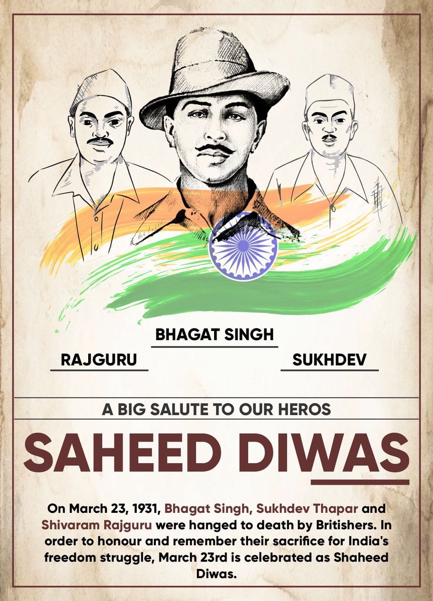 शत शत नमन 🇮🇳 #ShaheedDiwas