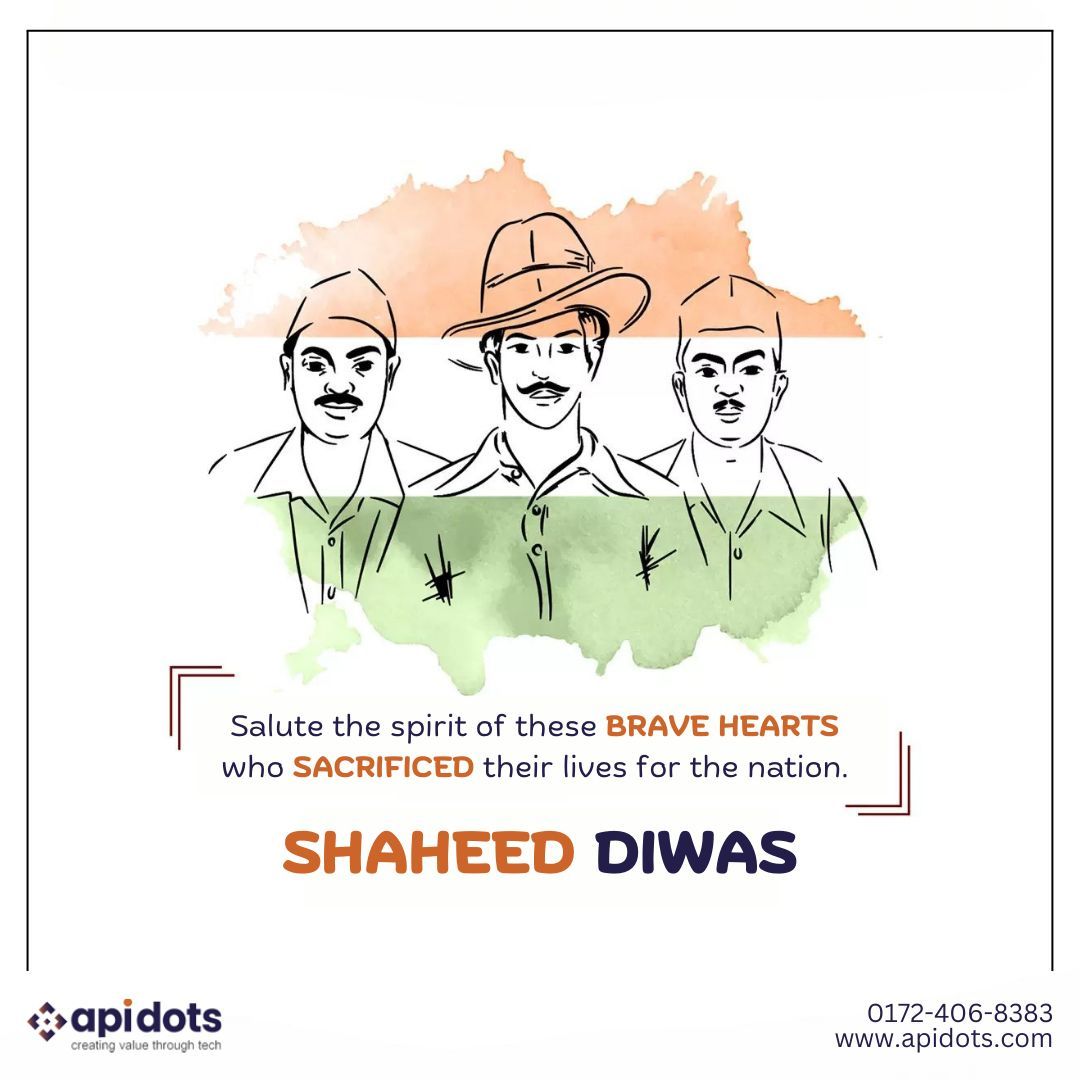 apidots's tweet image. Not all heroes wear capes, some wear the tricolor! Saluting the true heroes of India!
#ShaheedDiwas #JaiHind #SaluteToHeroes #TributeToMartyrs #HeroesOfIndia #apidots