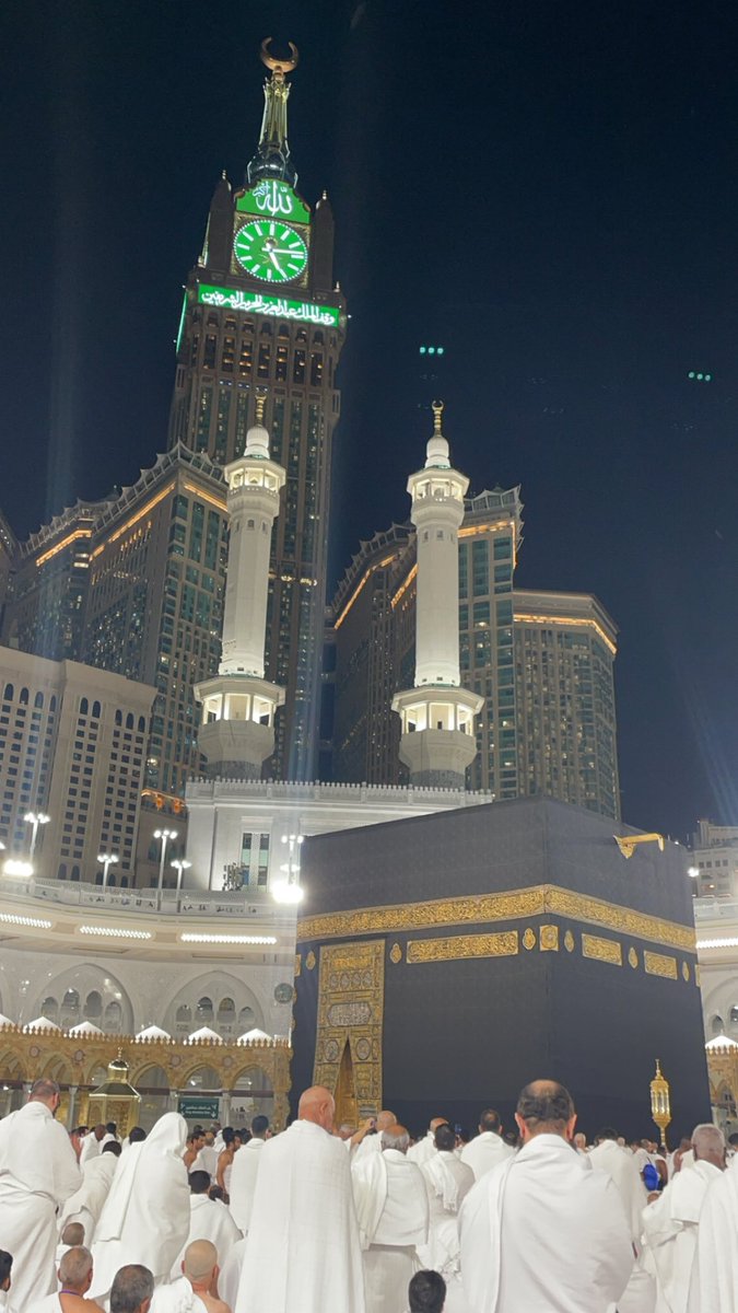 Fix0z's tweet image. الحمدلله الذي أعاننا ووفقنا فشهدنا الطواف والسعي والصلاة في الحرم

اللهم لا تجعله آخر عهدنا في بيتك الحرام، 
اللهم تقبلها منا بقبول حسن يارب العالمين
 
ربي استودعتك كل دعاء دعوته إليك وكل ما فاضت به نفسي لي ولأهلي ولأحبتي ولكل من بلغني الدعاء له.