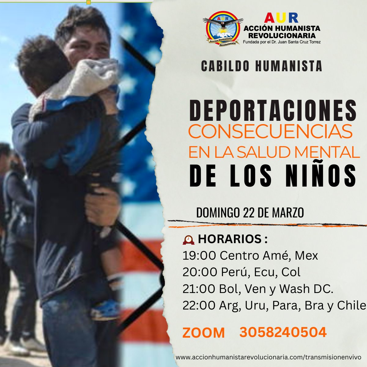 Aurhumanista's tweet photo. Miles de niños no acompañados estarían sujetos a un proceso de deportación, los traumas serán para toda la vida... Hablemos de ello, únete 👉 PARTICIPA POR ZOOM: https://t.co/rzeCBgojIM #deportados #AUR https://t.co/Dj5QcTNlDD