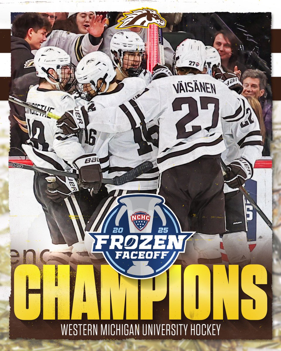 UNDISPUTED NCHC CHAMPIONS! 

#BroncosReign
