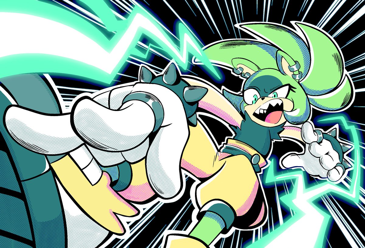 ItsExvius's tweet photo. Lined and colored sketch from @ReDVelvett222 check out they're version ^^
#SonicTheHedgehog #surgethetenrec https://t.co/dGrzCMMg1G