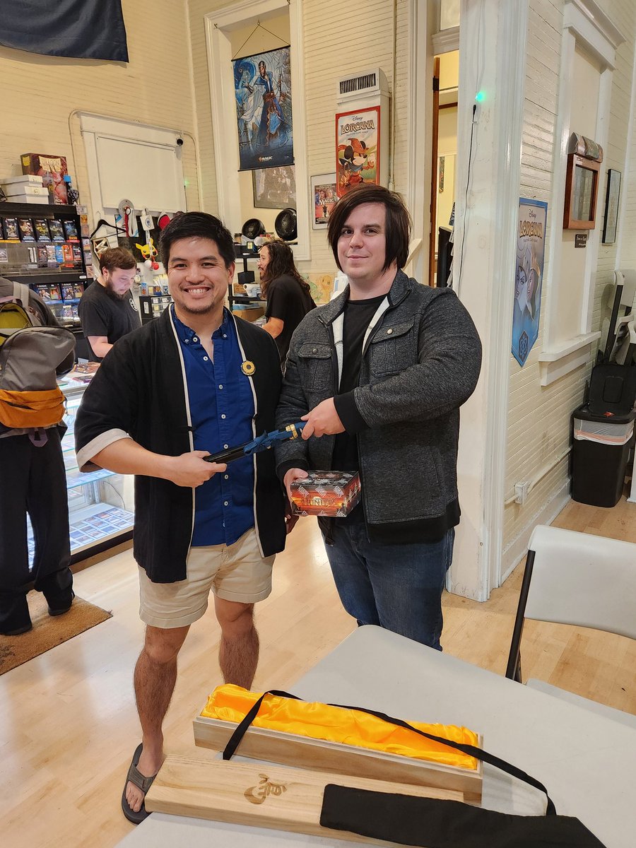 Another #fabtcg Sword Tournament in the books! Our community events are continuing to grow, this time hitting 19 players with some friends from a few states over. Congrats to <a href="/Mattapod/">Mattapod</a> for taking it home! <a href="/fabtcg/">Flesh and Blood</a> BH New Orleans when?